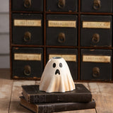 Bethany Lowe Scared Ghost Candlestick front lifestyle 2