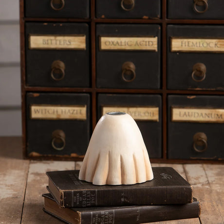 Bethany Lowe Scared Ghost Candlestick back lifestyle