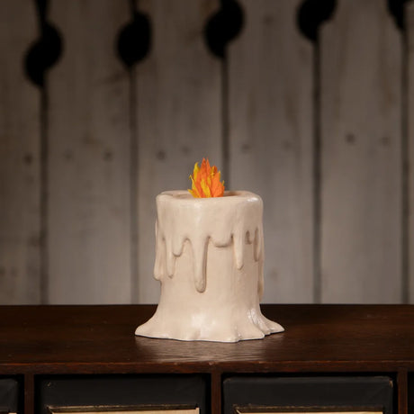 Bethany Lowe Small Flamin Candle Luminary back