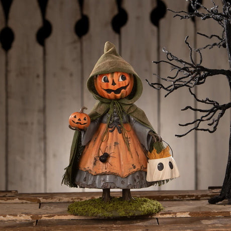 Bethany Lowe Smiling Susie Pumpkin front lifestyle