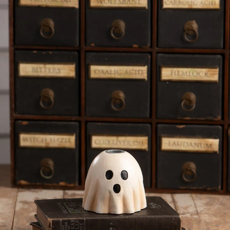 Bethany Lowe Surprised Ghost Candlestick front lifestyle 2