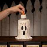 Bethany Lowe Tall Flamin Candle Luminary front lifestyle 2