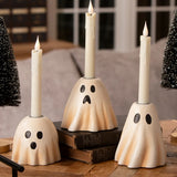 Bethany Lowe Tall Ghost Candlestick front lifestyle set
