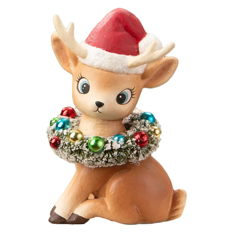 Cuddle Decor Bethany Lowe Twinkle Santa's Reindeer front