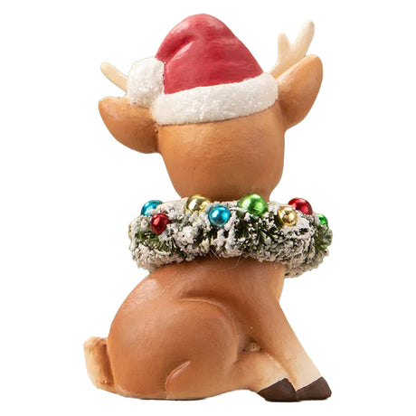 Cuddle Decor Bethany Lowe Twinkle Santa's Reindeer back
