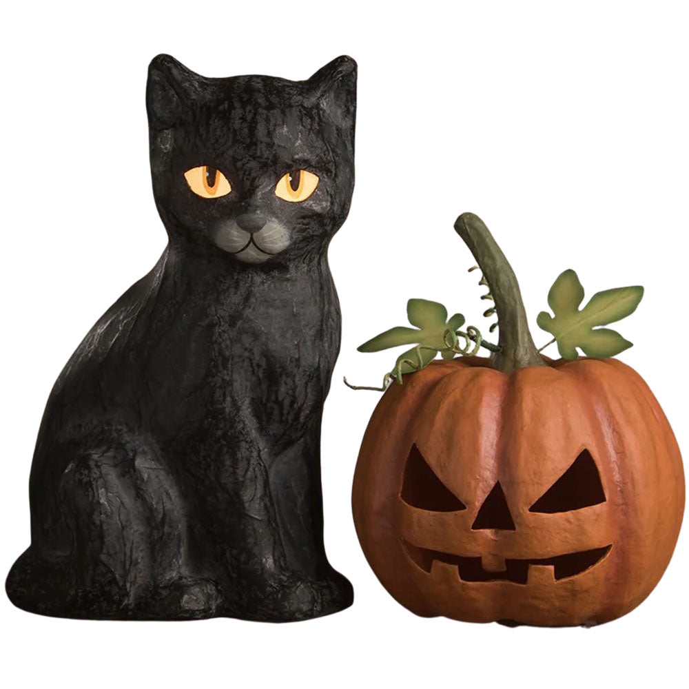 Black Cat Jack O'Lantern - Thumbnail 4