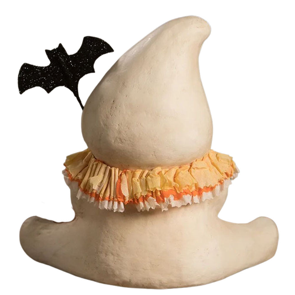 Candy Corn Collar Boo Halloween Figurine by Michelle Allen back