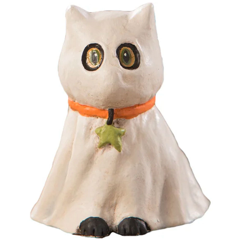Bethany Lowe Casper Ghost Cat Paper Mache