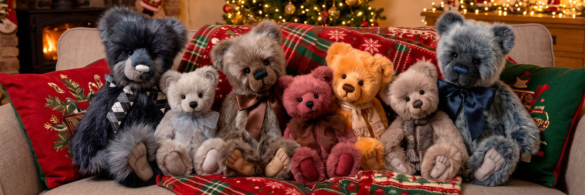 Cuddle Decor Charlie Bears Christmas Collection