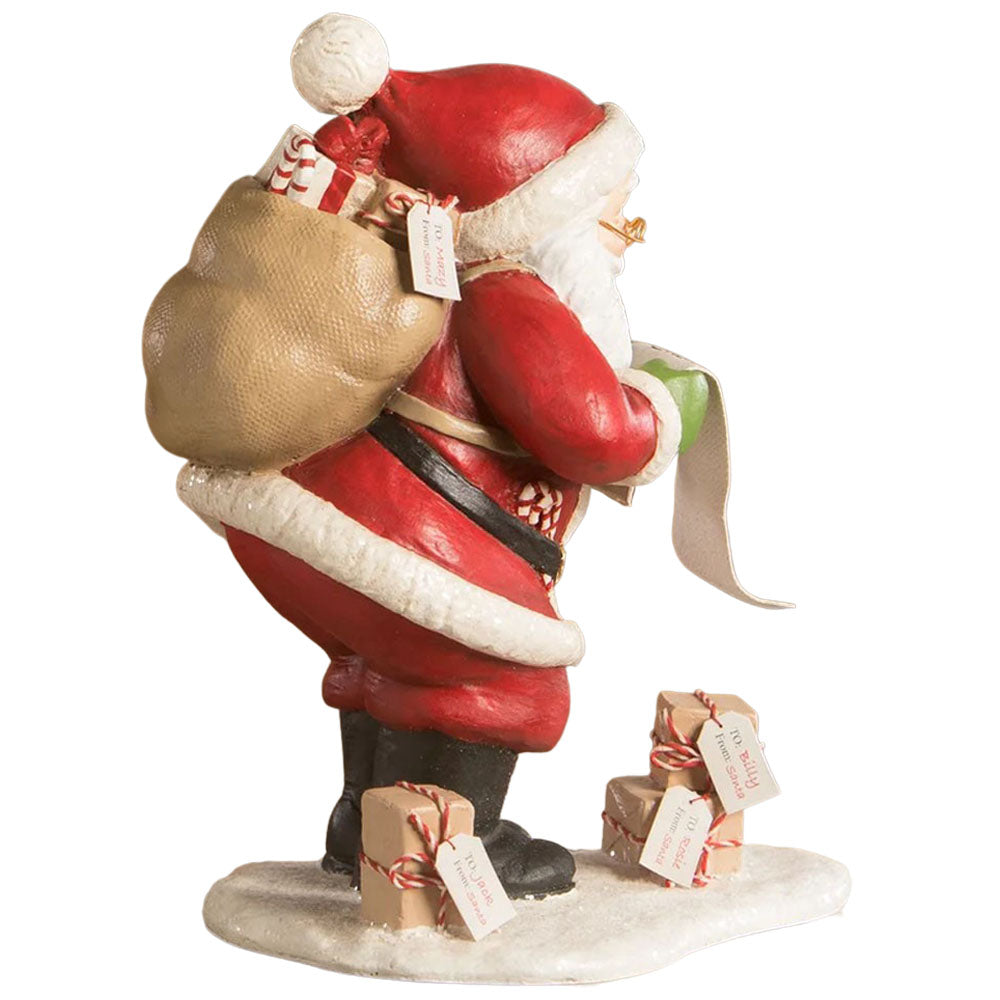 Checking it Twice Santa by Bethany Lowe  back