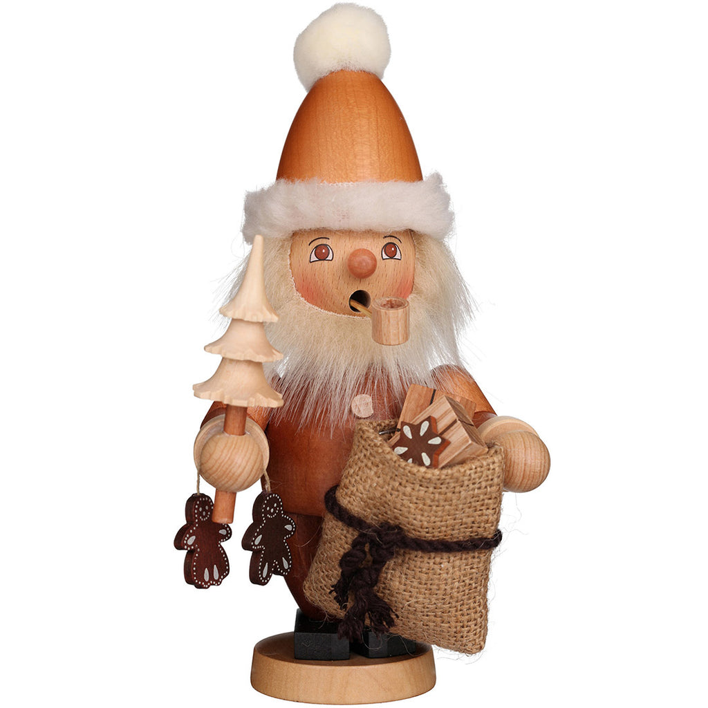 Christian Ulbricht Incense Burner - Santa with Sack and Ginger Bread Cookies 8.25"