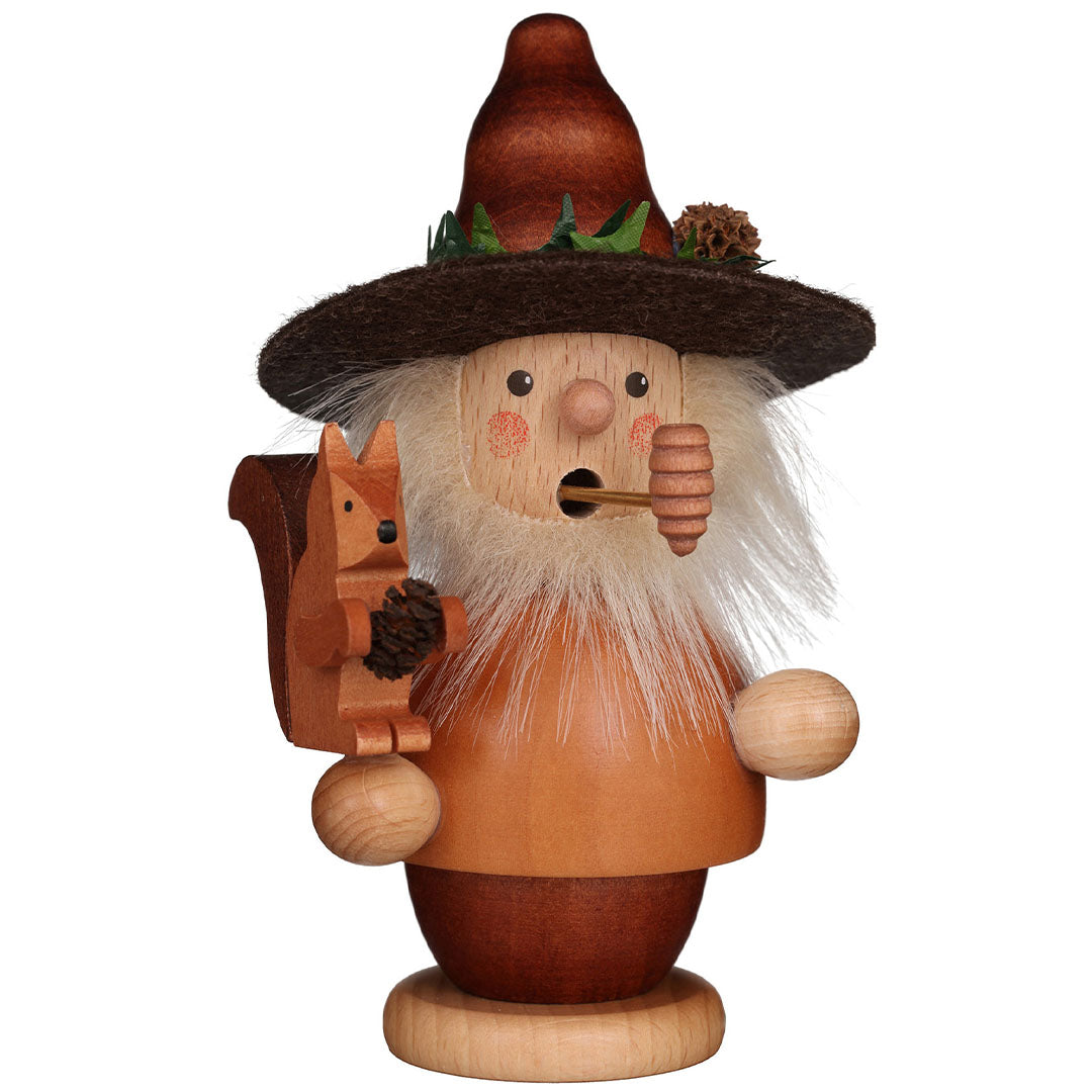 Natural Woodsman with Squirrel Incense Burner
