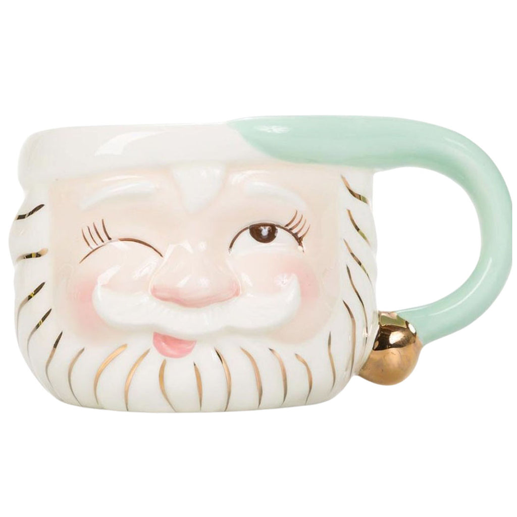 Papa Noel Mint Christmas Mug by Glitterville - 1 mug