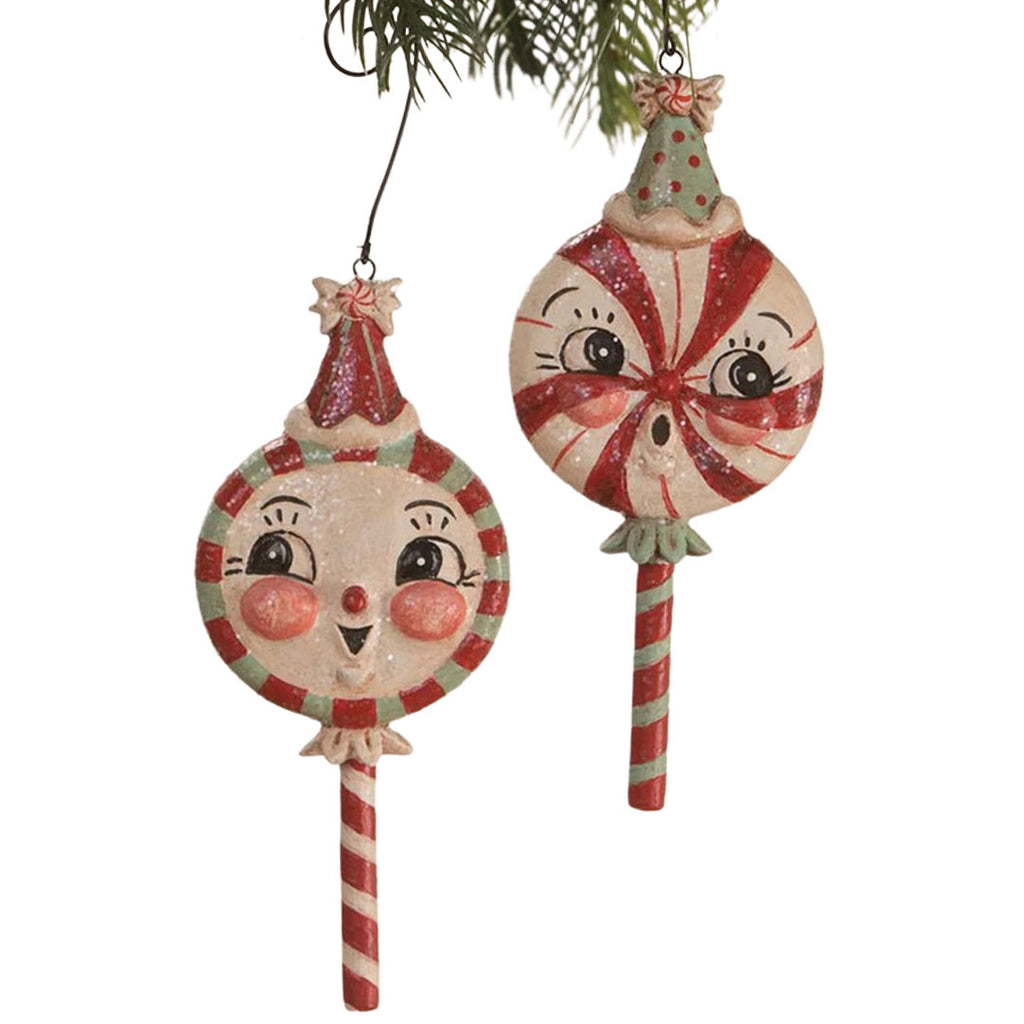Merrymint Ornaments Christmas Decoration Folk Art by Johanna Parker front