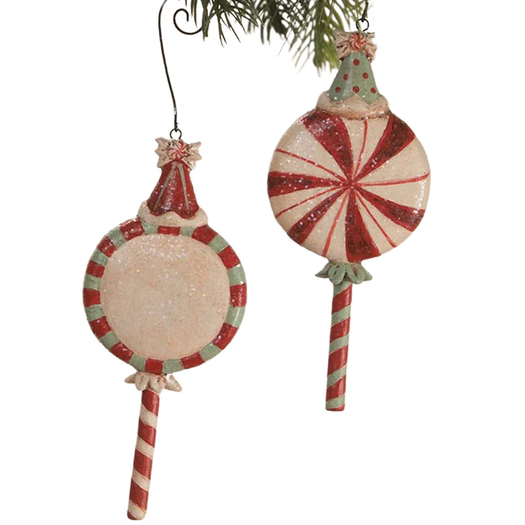 Merrymint Ornaments Christmas Decoration Folk Art by Johanna Parker back