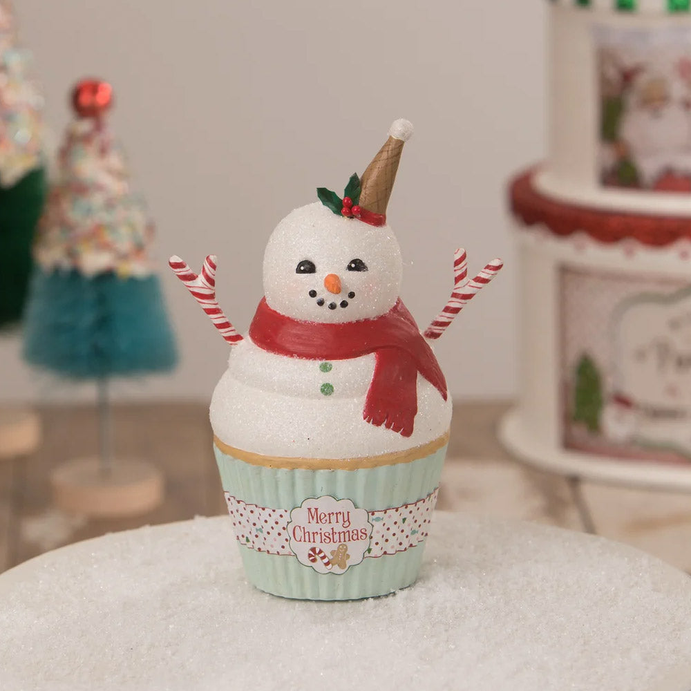 Mr. Snow Cupcake Container