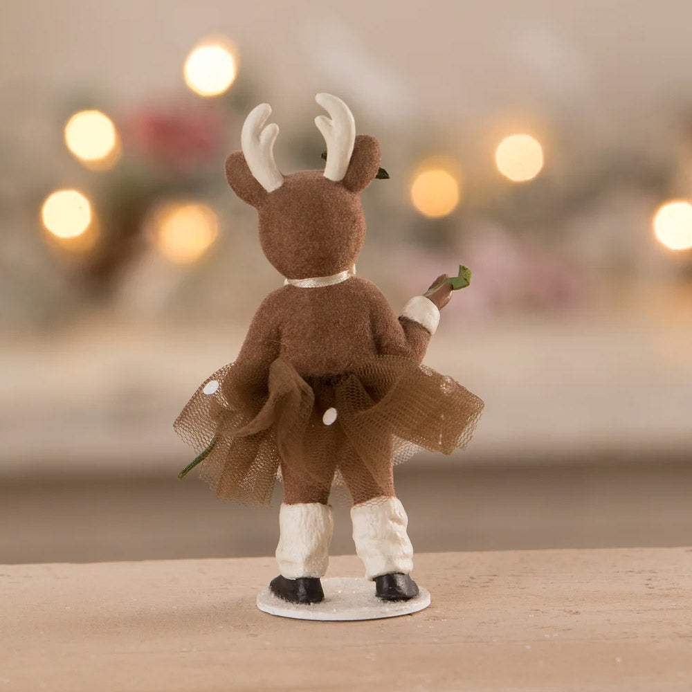 Reindeer Dolly Christmas Figurine and Collectible by Bethany Lowe back style