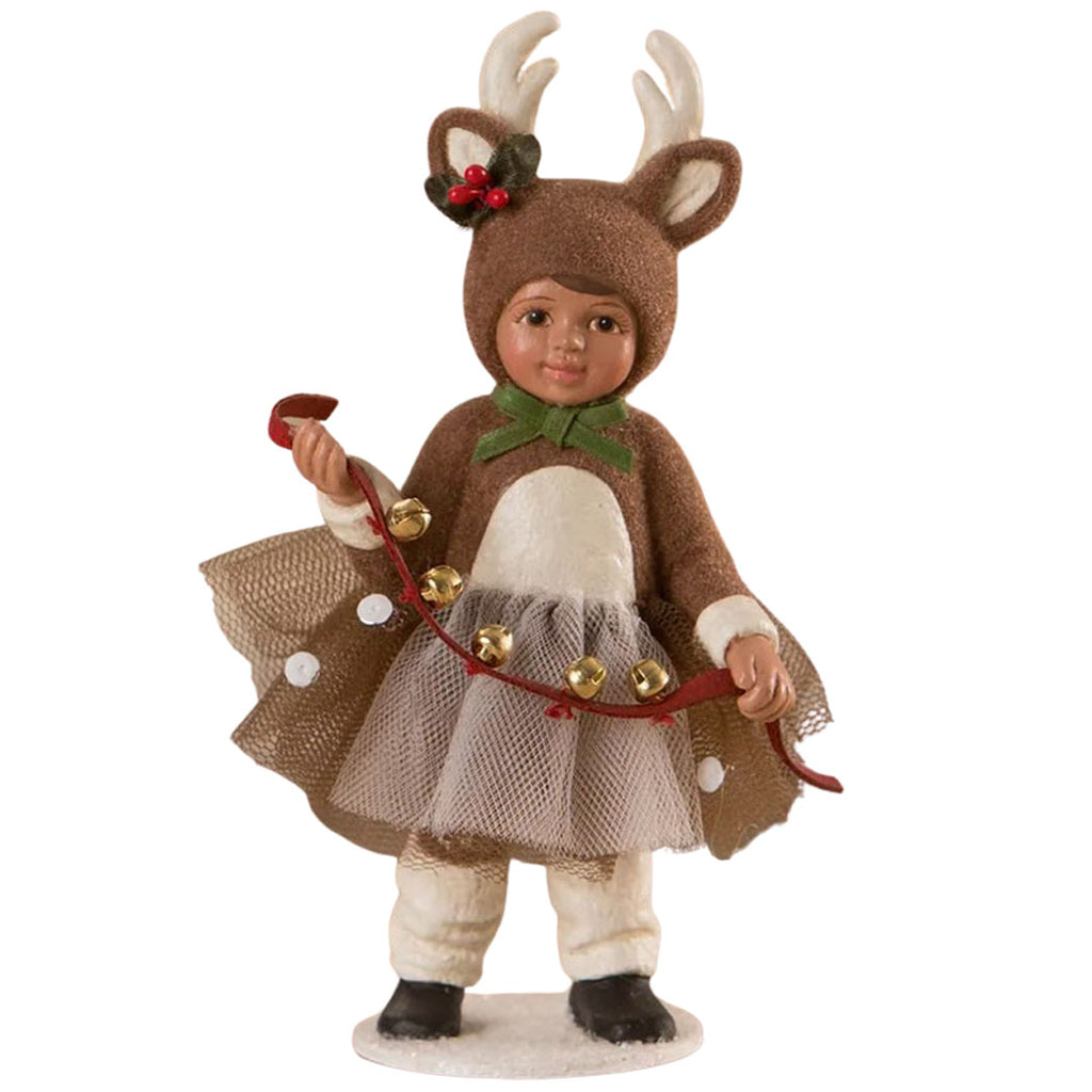 Reindeer Maggie Christmas Figurine and Collectible by Bethany Lowe front