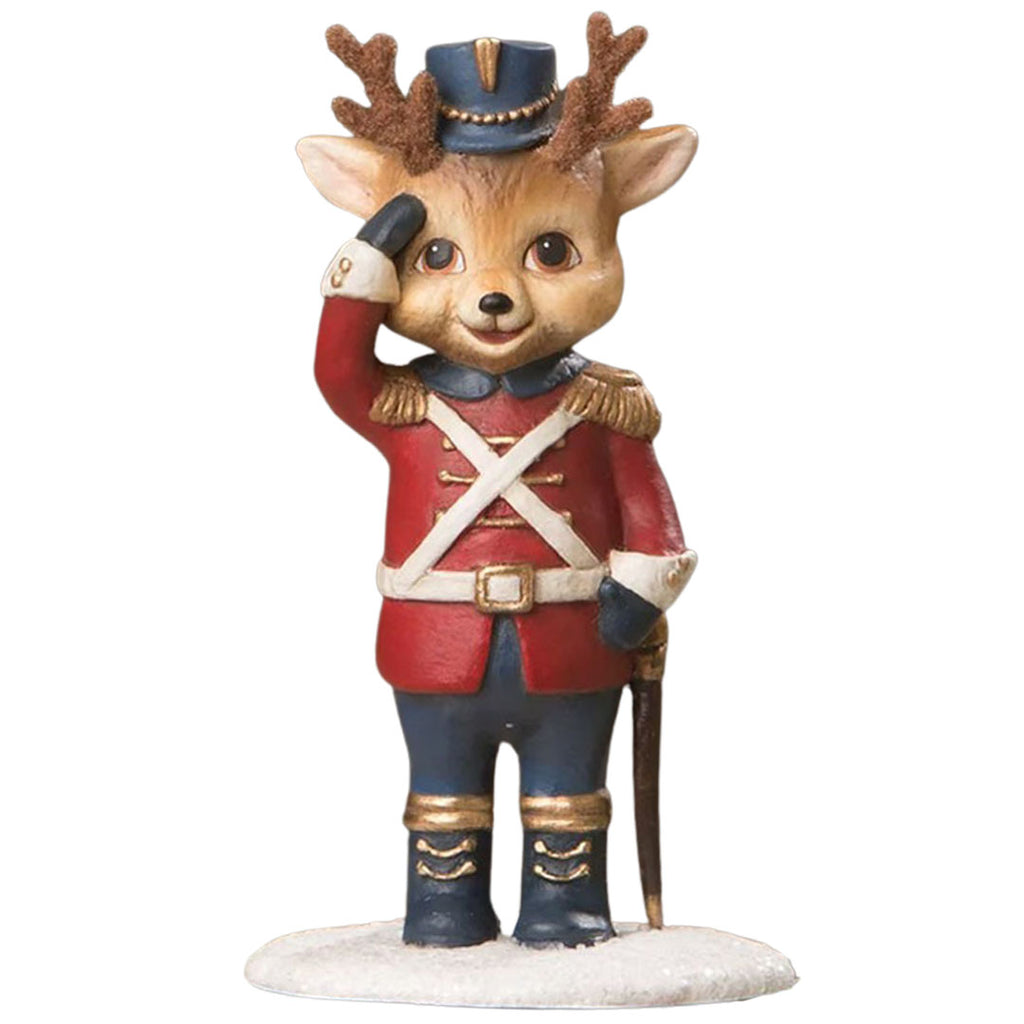 Reindeer Nutcracker Christmas Figurine by Bethany Lowe front