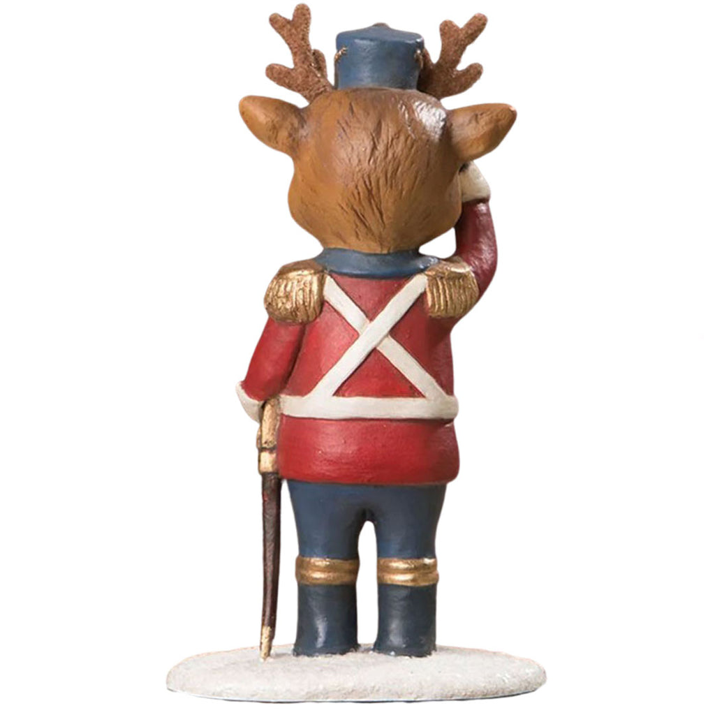 Reindeer Nutcracker Christmas Figurine by Bethany Lowe back