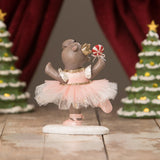 Sugar Plum Hippo Christmas Figurine and Collectible by Bethany Lowe back style