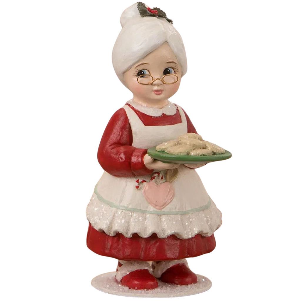 Sweet Tidings Bakery Mrs. Claus Christmas Figurine by Bethany Lowe