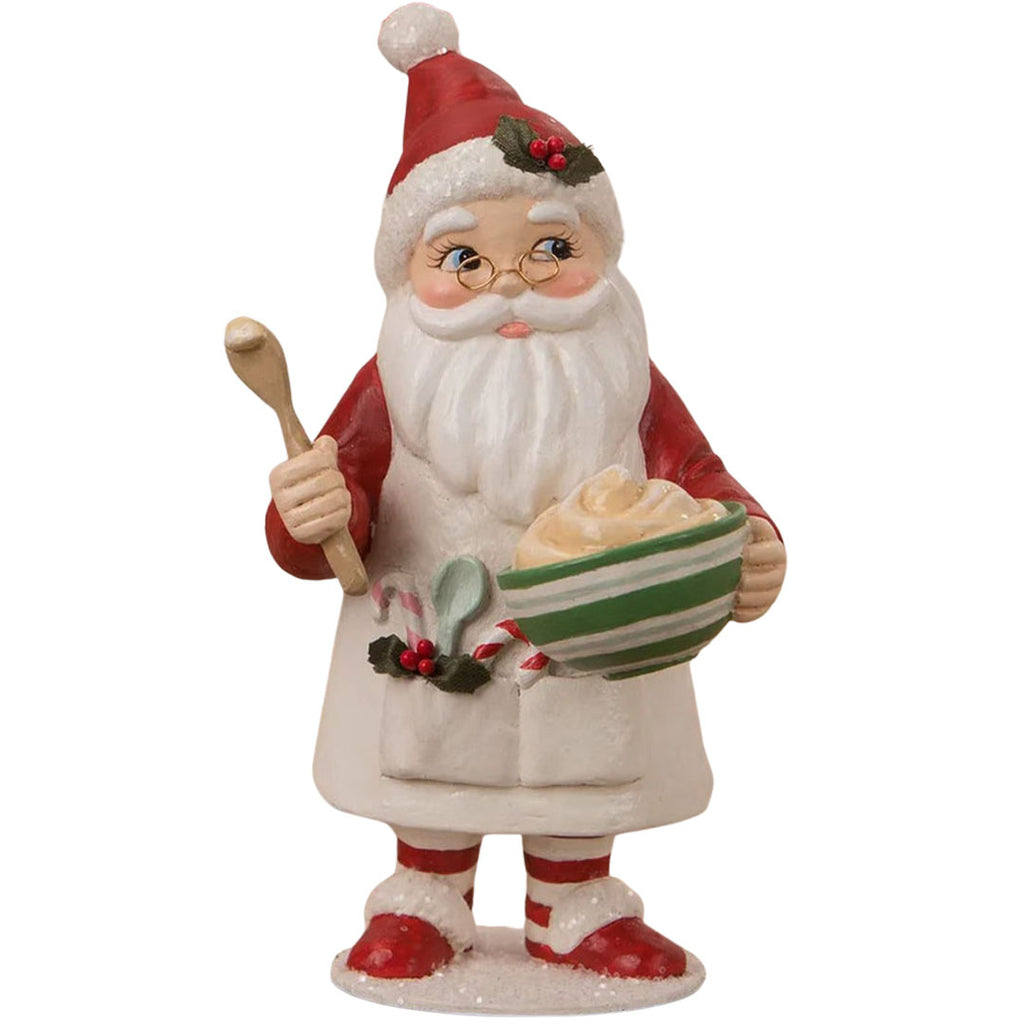 Sweet Tidings Bakery Santa Claus Christmas Figurine by Bethany Lowe front