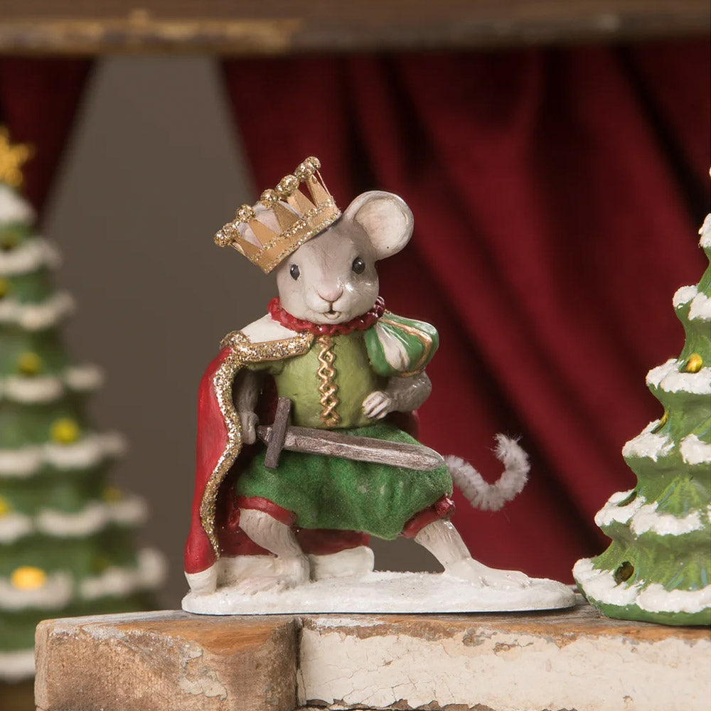 The Mouse King Christmas Figurine and Collectible by Bethany Lowe front style