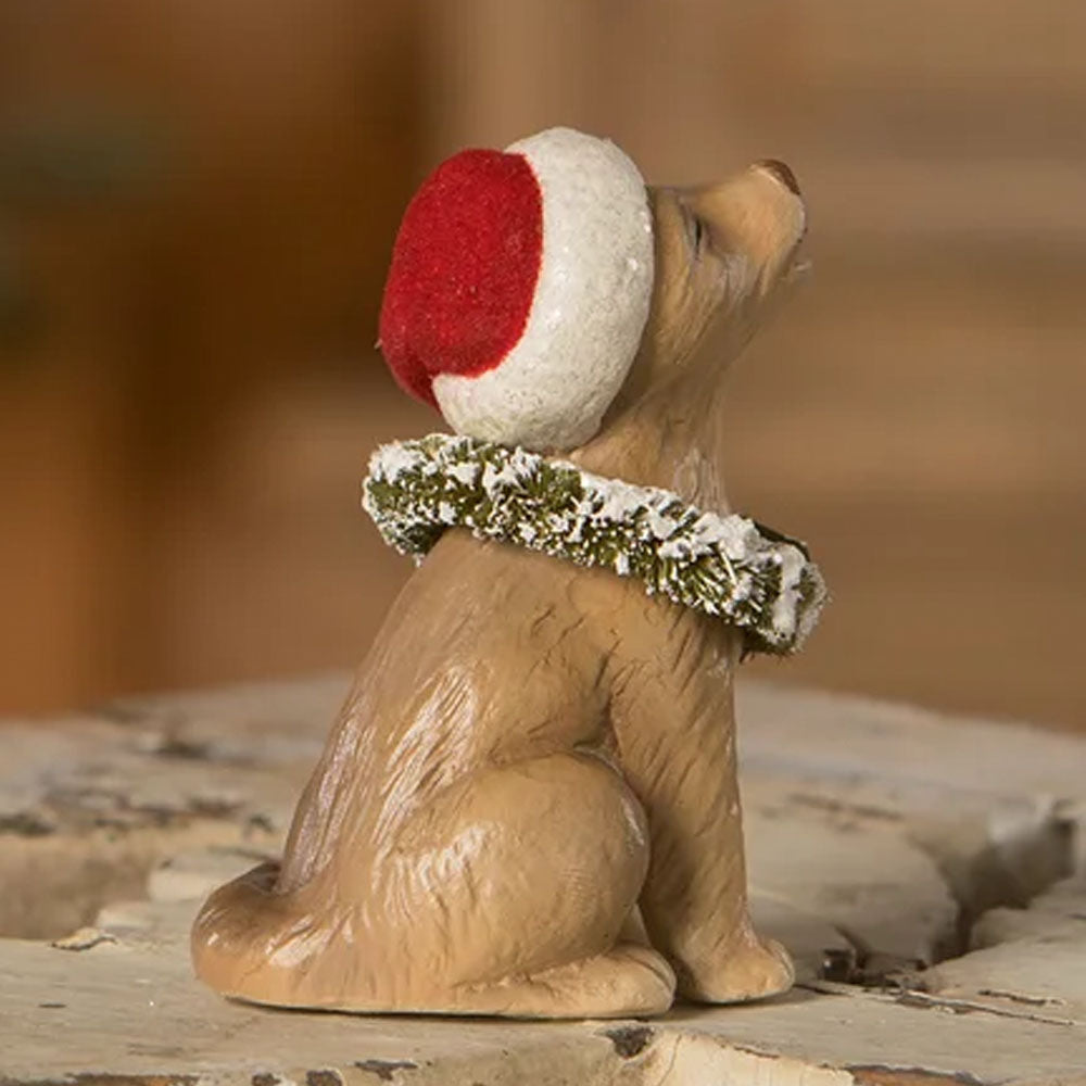 Bethany Lowe Designs Christmas Caroling Dog back style
