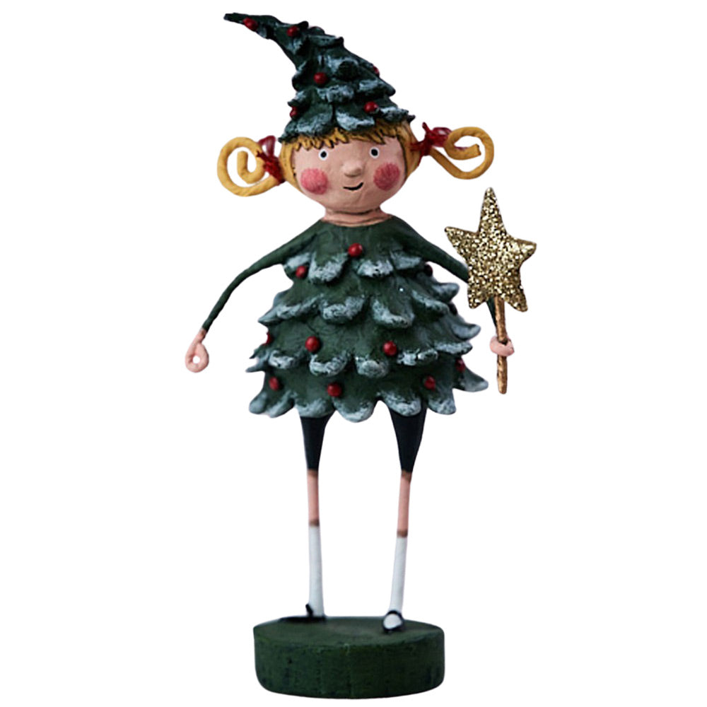 Jolly Holly Christmas Figurine and Collectible by Lori Mitchell front
