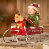 Oh What Fun Sled by Bethany Lowe 5" front style