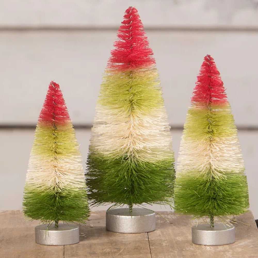 The Jolly Side of Christmas Trees by Bethany Lowe - Set of 3 style