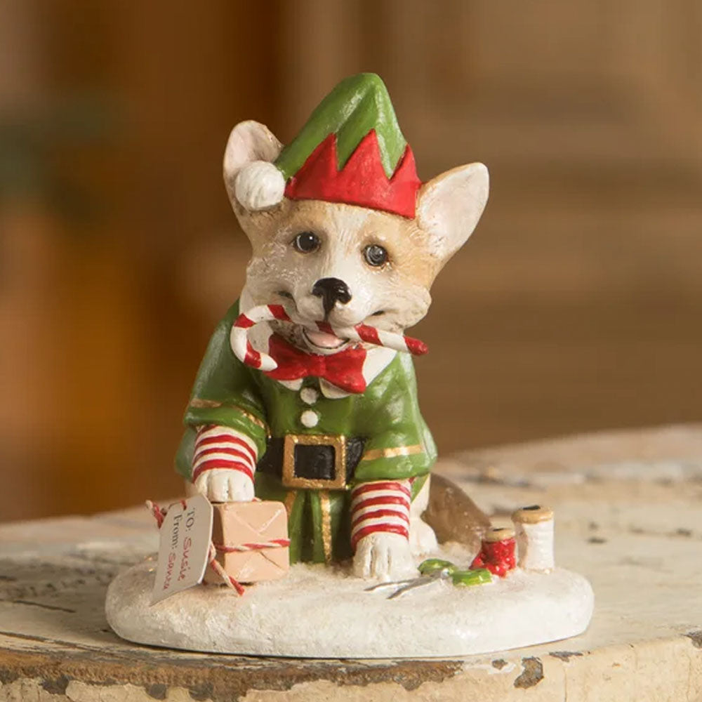 Wrapping it up Corgie by Bethany Lowe front style