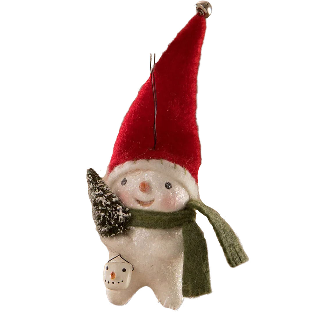 Stocking Cap Snowman Ornament - Thumbnail 4