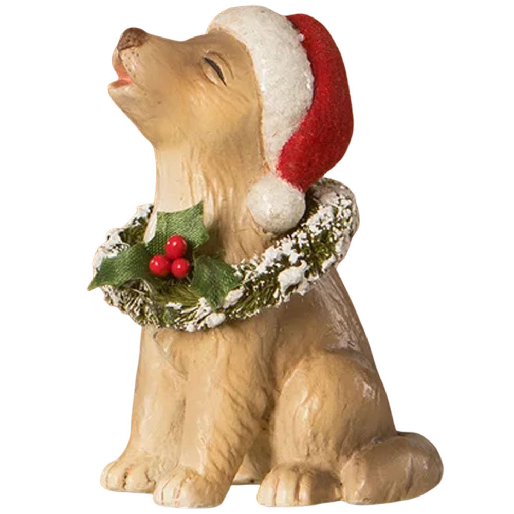Bethany Lowe Designs Christmas Caroling Dog front