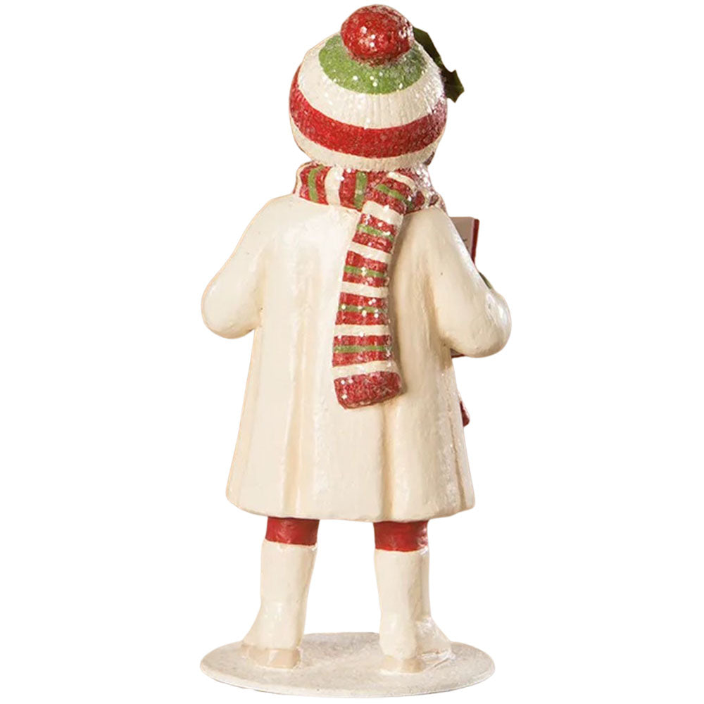 Christmas Caroling Leah with Book - Thumbnail 3