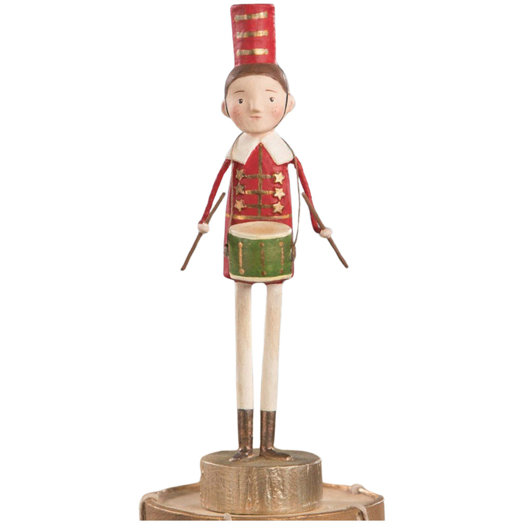 Little Drummer Boy Christmas Figurine by Michelle Lauritsen