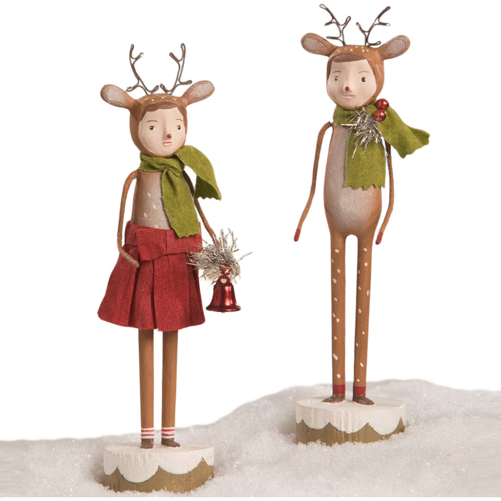 Reindeer Dress Up Christmas Figurine Bethany Lowe