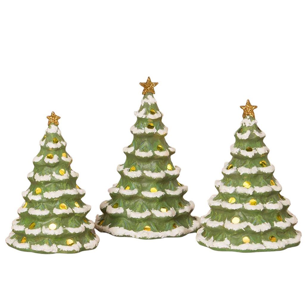 Forest Luminaries Paper Mache Christmas Decor by Bethany Lowe Designs