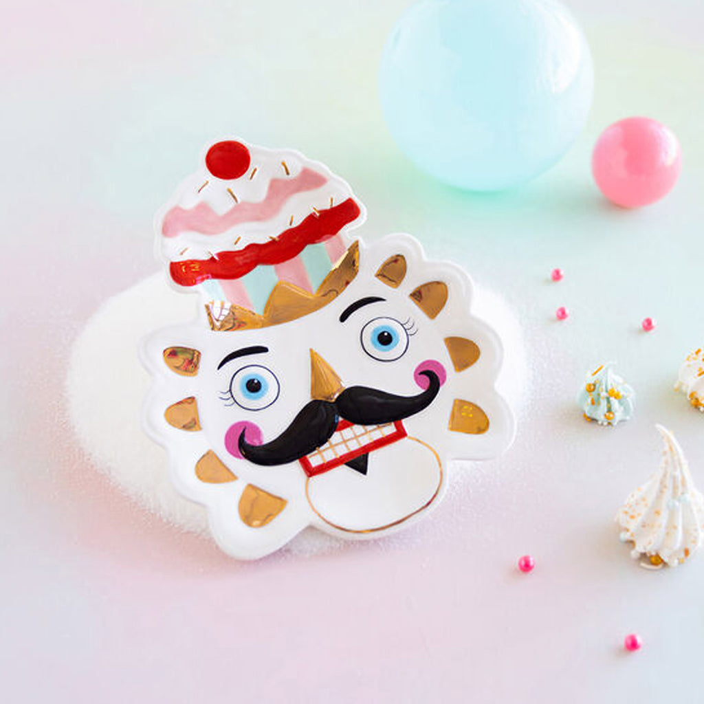 Colonel Cupcake Plate by Glitterville