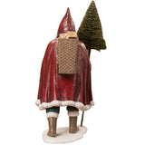 Jewel-Tide Father Christmas Figurine by Bethany Lowe Designs back