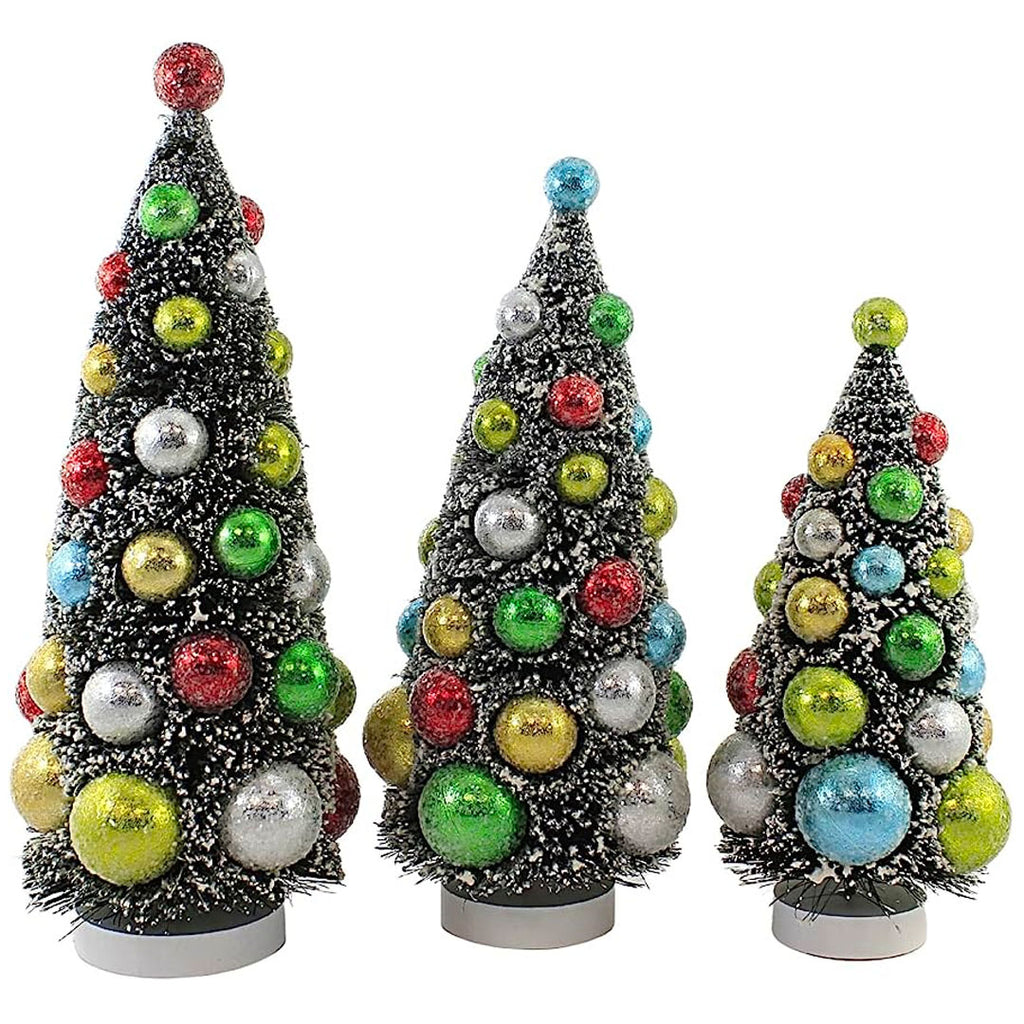 Merry & Bright Bottle Brush Trees Christmas by Bethany Lowe Designs