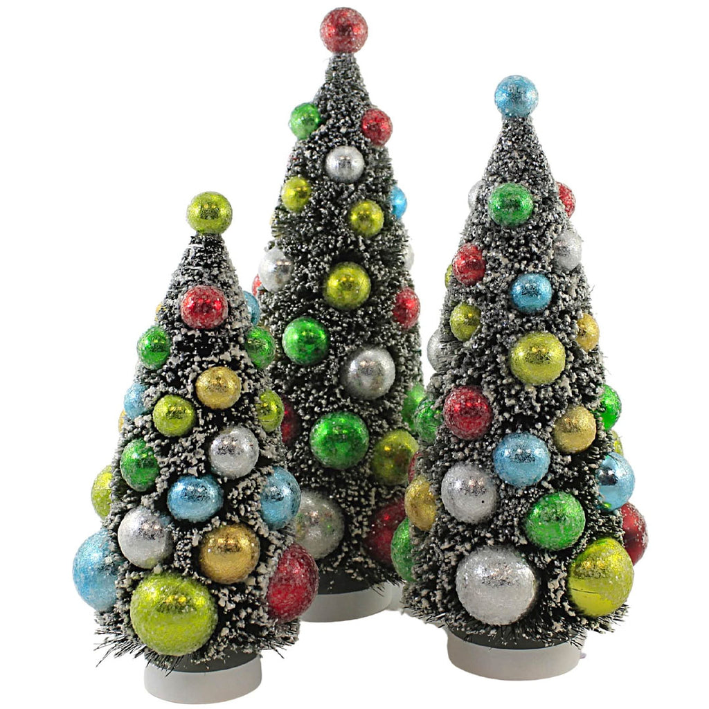 Merry & Bright Bottle Brush Trees Christmas by Bethany Lowe Designs