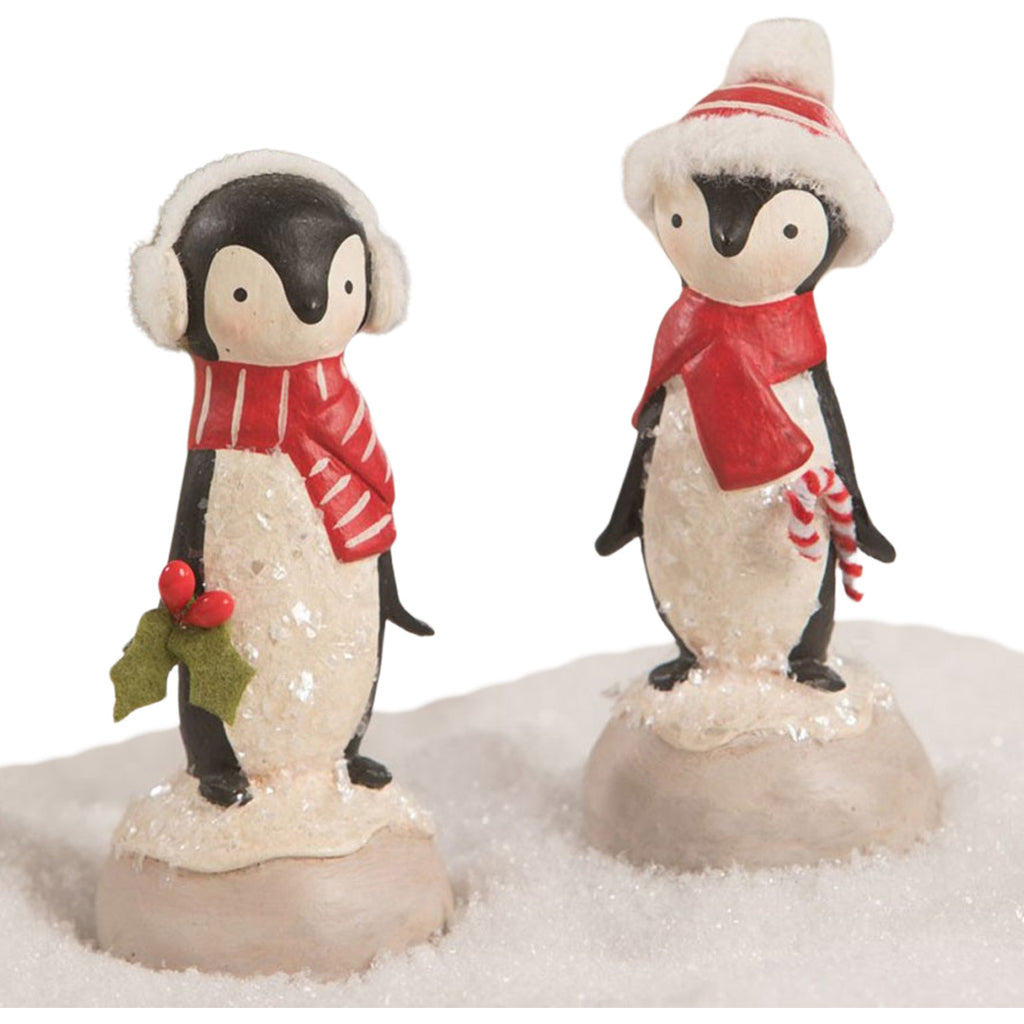Winter Penguin Figurine by Michelle Lauritsen