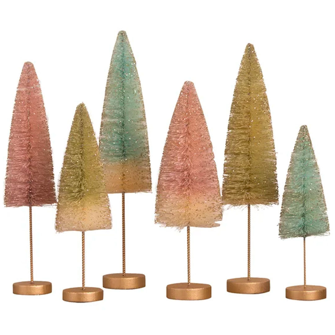 Bethany Lowe Bottle Brush Trees