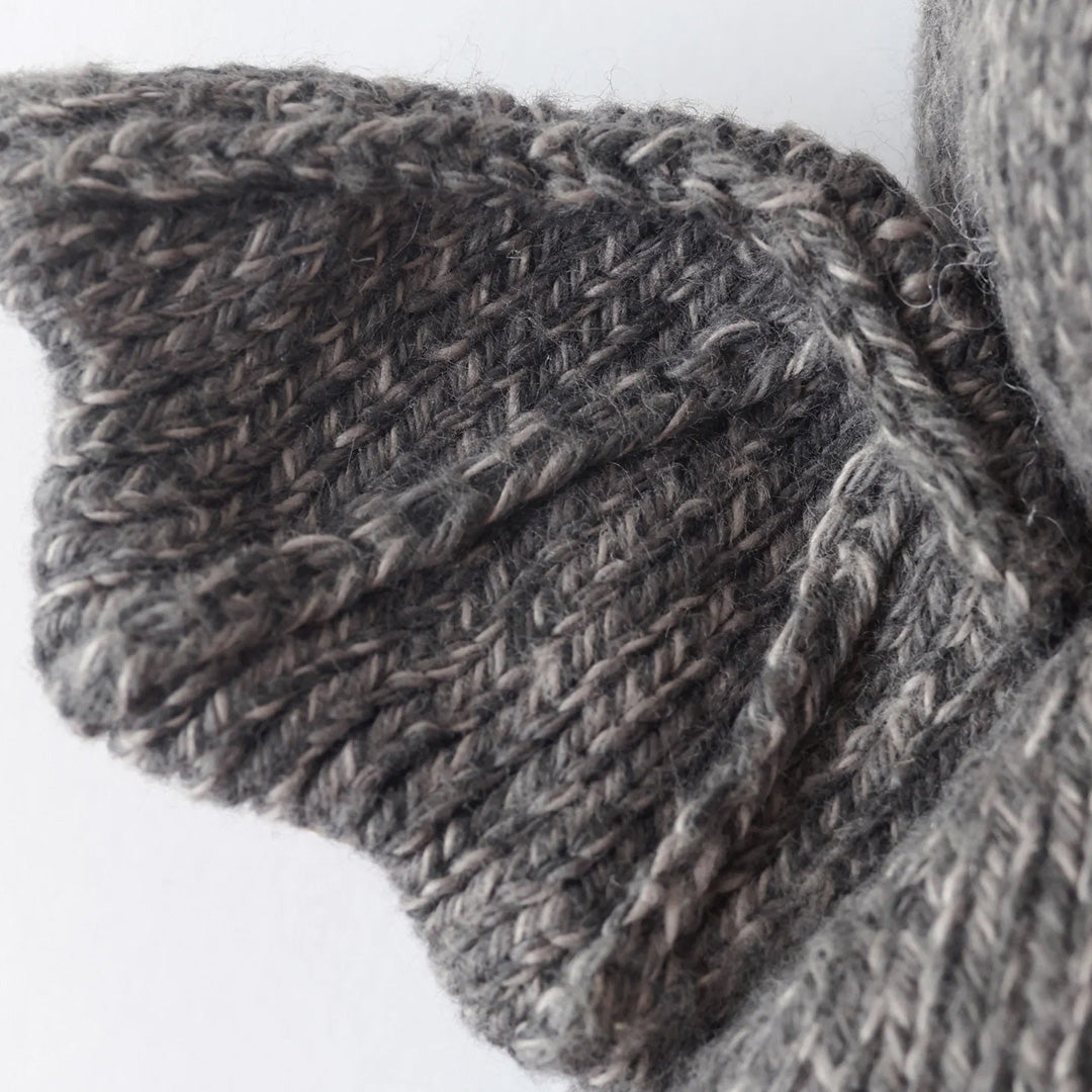 Cuddle Decor Cuddle Kind Baby Bat Charcoal close up