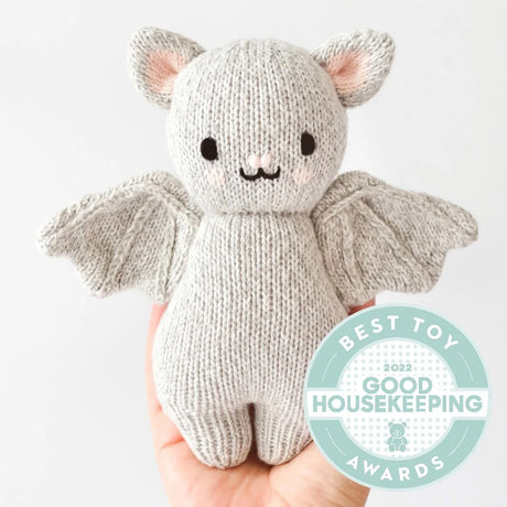 Cuddle Kind Baby Bat Grey lifestyle
