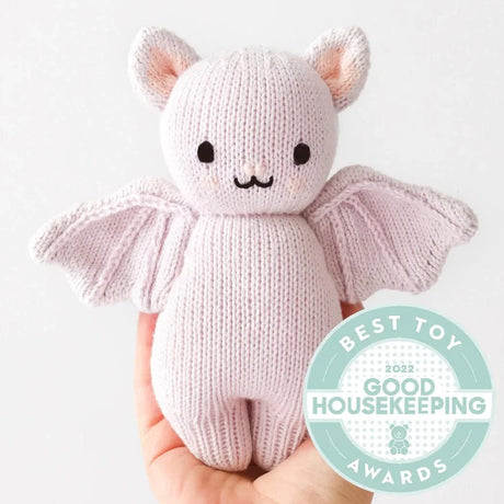 Cuddle Kind Baby Bat Lavender lifestyle