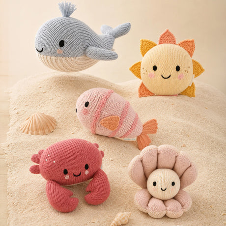 Cuddle Decor Cuddle Kind Baby Crab Coral set