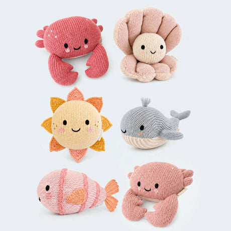 Cuddle Decor Cuddle Kind Baby Crab Coral set